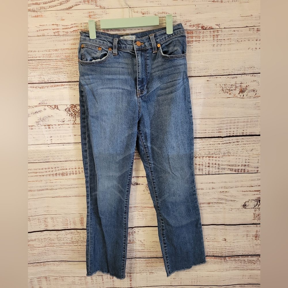 Madewell S27 Raw Hem Straight Leg Jeans